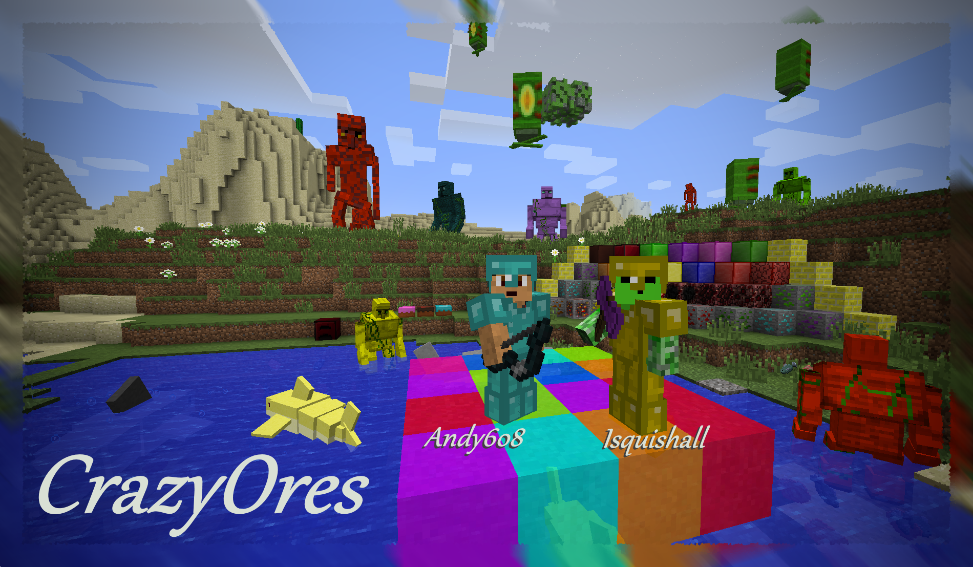 1 7 10 Crazyores Dungeons Epic Golems Mobs Food Unique Armor And Much More Minecraft Mods Mapping Modding Java Edition Forum